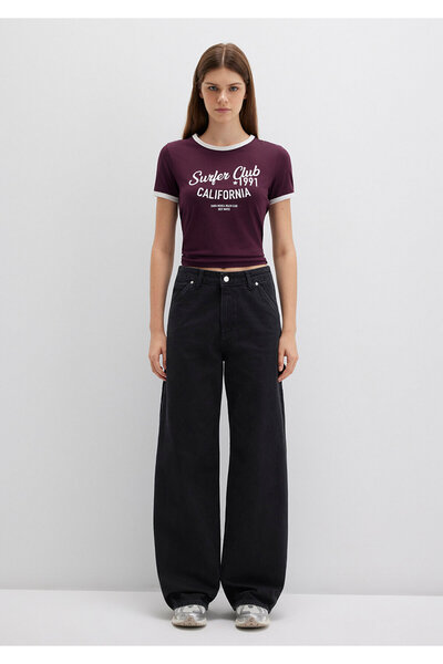 Mavi Kimberly 90S Anthracite Jean Trousers 1010626 -88602