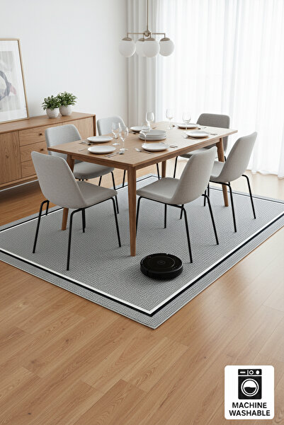 Chilai Home Rowng Füme Dekoratif Halı Dikdörtgen Djth