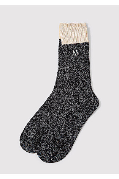 Mavi Black m Logo Printed Boot Socks - 0911640 -900