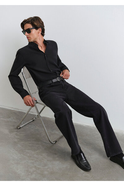 Mavi Mitte Street Dark Anthracite Smoke Jean Trousers 0010101-83811