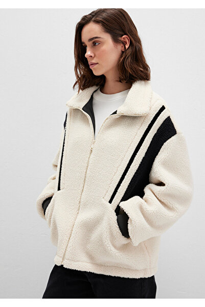 Mavi Contrast Colored Sherpa Jacket Loose Fit / Loose Relaxed Fit 1110520 -70007