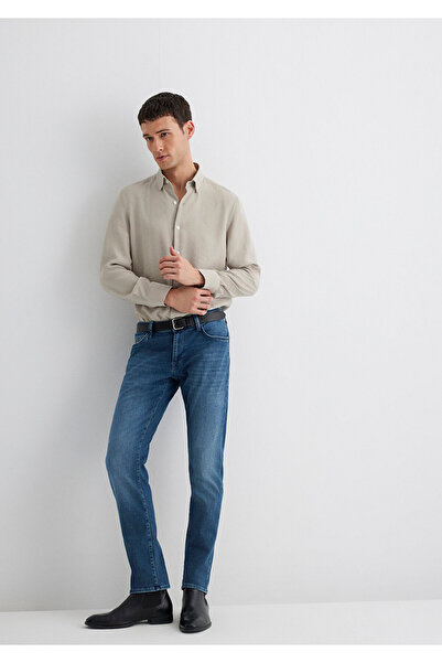 Mavi Beige Modal Shirt Regular Fit 0211386 -70100