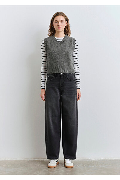 Mavi Lisa All Blue Anthracite Jean Trousers 1010938 -89254