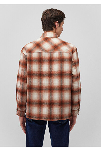 Mavi Checked Brown Shirt Loose Fit / Loose Relaxed Fit 0211242 -88653