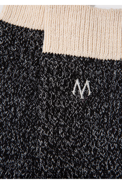 Mavi Black m Logo Printed Boot Socks - 0911640 -900