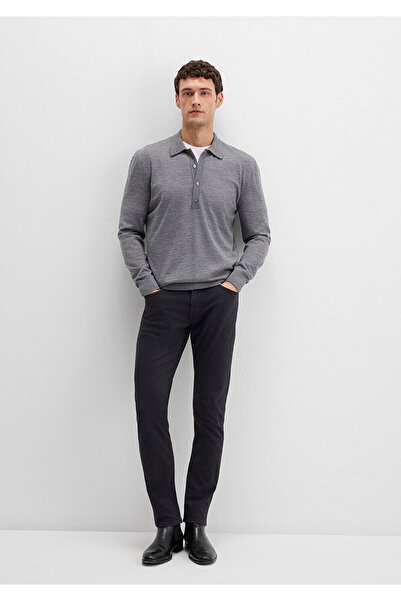 Mavi Pantaloni din Gabardină Jake Black Dark Bleumarin 0042288052