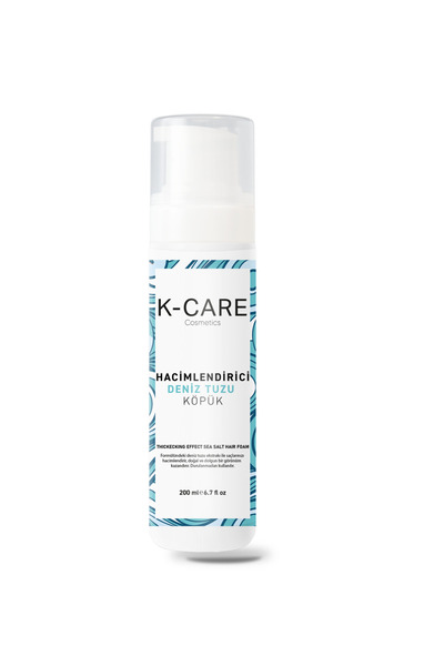 K K-CARE Cosmetics Hacimlendirici Deniz Tuzu Köpük 200 ml