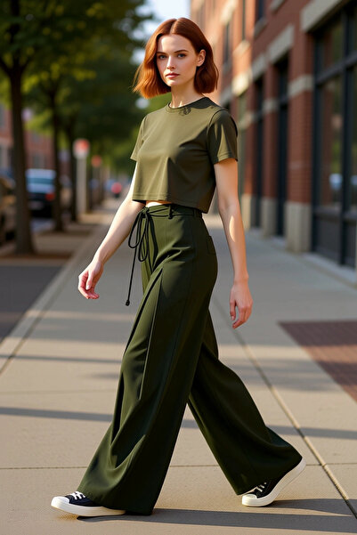 PayBuy Moda femei Pantaloni lați cu picioare late Casual Stil zilnic Weekend ...