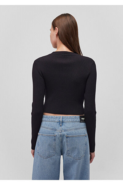 Mavi Crew Neck Black Sweater Fitted / Fitted Cut 1710518 -900