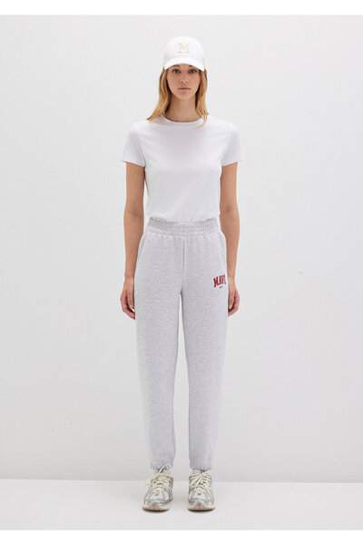 Mavi Gray Logo Printed Sweatpants - 1010757 -85438