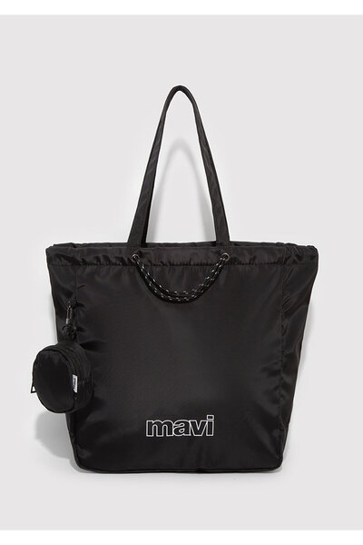 Mavi Black Shoulder Bag with Logo Detail 1911306 -900