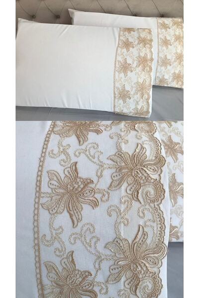 Çeyiz Bahçesi Κρέμα μαξιλαροθήκης Asia 2-pack