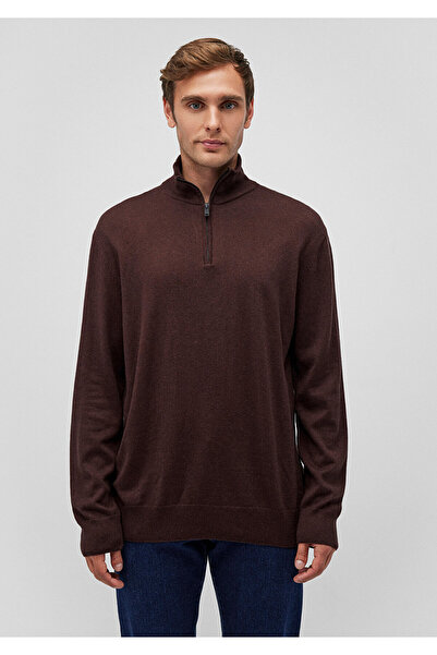 Mavi Πουλόβερ Stand Collar Claret Red - Ημιφερμουάρ, κανονική εφαρμογή 0710247 -88083