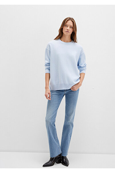 Mavi Crew Neck Blue Sweater Oversize / Wide Cut 1710499 -70717