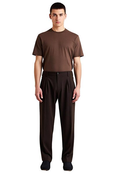 PayBuy Men's Fashion Baggy Fit Pipe Leg Pants Plain Pattern Daily Use Combinations