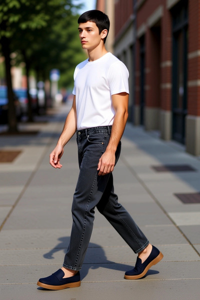 PayBuy Moda bărbați Bumbac Regular Fit Pantaloni din denim Model confortabil ...