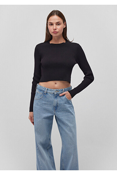 Mavi Crew Neck Black Sweater Fitted / Fitted Cut 1710518 -900
