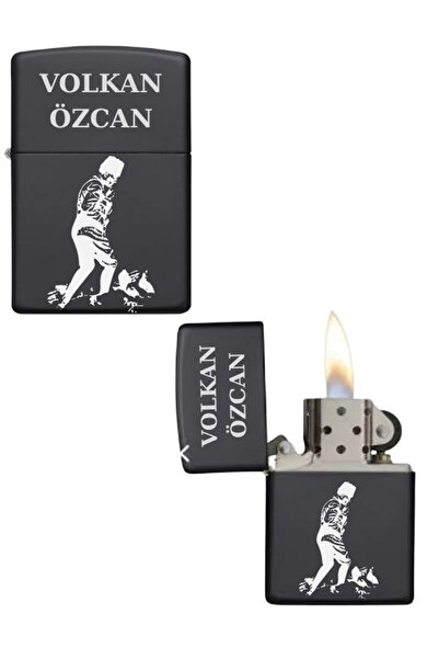 Özcan Tasarım Kişiye Özel Atatürklü Metal Çakmak