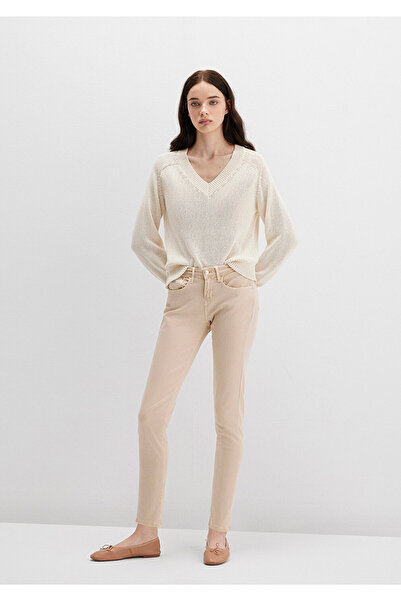 Mavi Island Blue Premium Cream Gabardine Trousers1020586447