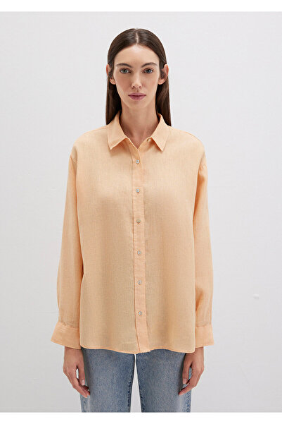 Mavi Orange Linen Lux Touch Shirt - Loose Fit 1210747 -71219