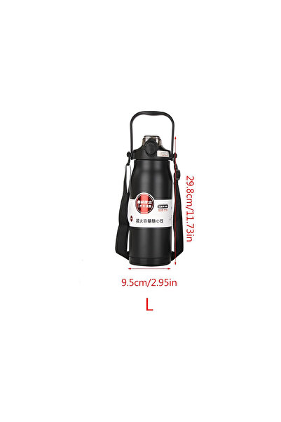 GENERAL Sports water bottle, mug, insulated, keeps drinks hot or cold, 1000 ml size, double wall, vacuum insulated.