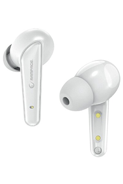 Rampage RM-TWS01G Viper TWS Bluetooth Mikrofonlu Kulak İçi Oyuncu Kulaklığı Beyaz