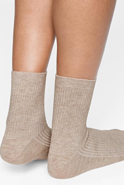 Oysho 5 pairs of quarter socks with cotton