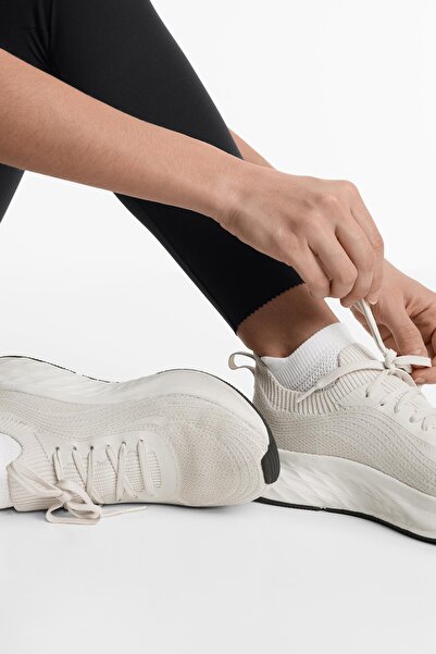 Oysho 3 pairs of polyamide blend sports sneaker socks with heel tab