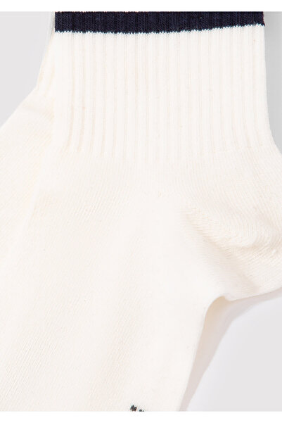 Mavi White Socks - Stripe Detailed, Model0911342-70007