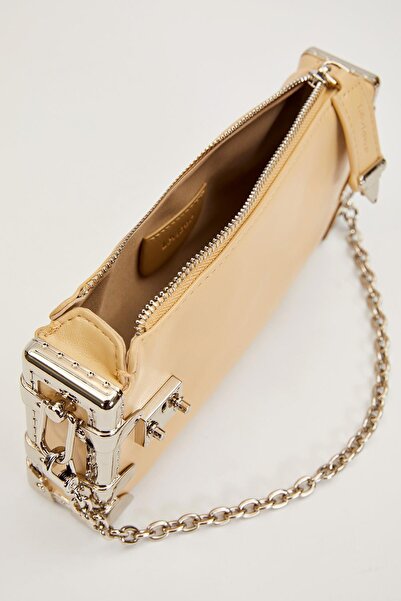 Levidor Nude metal corner shoulder bag