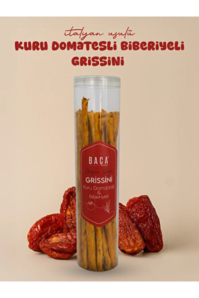Baca Organik Kuru Domatesli Biberiyeli Grissini 120 g