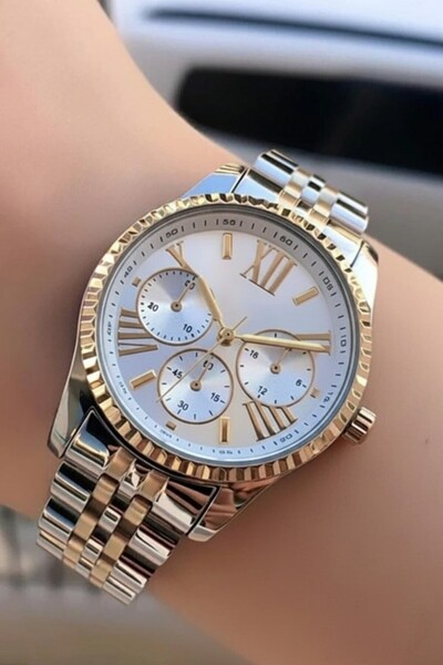 Leerybee Gümüş Renk Metal Kordon Unisex Kol Saati (BİLEKLİK HARİÇ) Hediye Arkadaşa Sevgiliye Doğum Günü