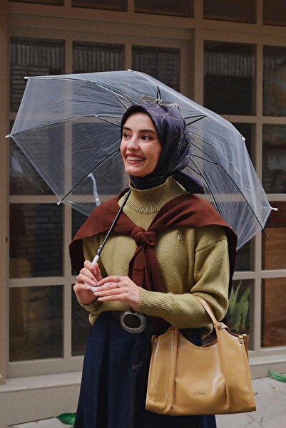 Levidor Brown Double Compartment Large Shoulder Bag