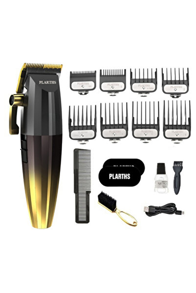 Plarths Masina de tuns profesionala cu acumulator, NG-222, motor puternic 7200rpm, afisaj LED