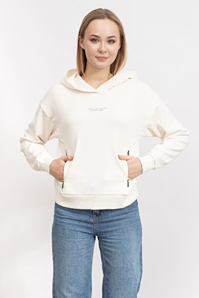 Armani Exchange Organik Pamuklu Kapüşonlu Regular Fit Sweat SWEAT 6RYM62 YJEB...