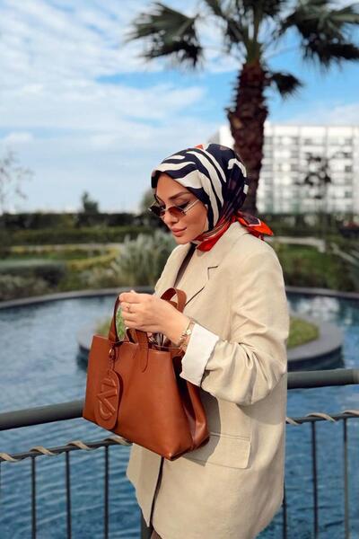 Levidor Camel Cüzdan Detaylı El Çantası