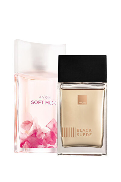 AVON Black Suede Erkek Parfüm Ve Soft Musk Kadın Parfüm Paketi