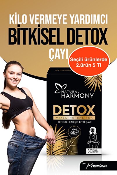 PERLA BEAUTY Natural Harmony Diyet Form Çayı Detox Mide Rahatlatıcı Özel Karı...