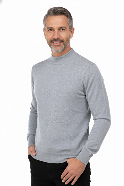 Oppland Tricotaj de iarnă pentru bărbați, din bumbac natural, tricotat subțir...