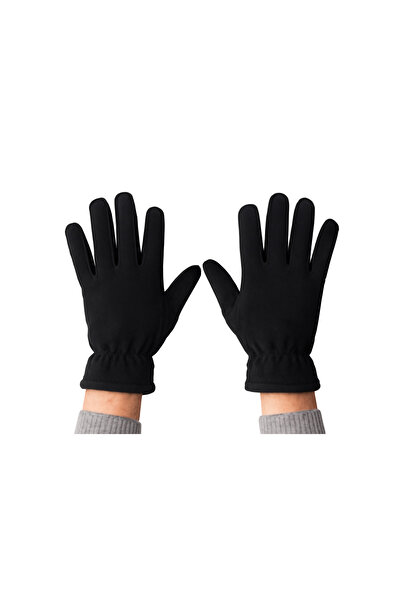 PAKER GİYİM Men's Winter Black Fleece Gloves