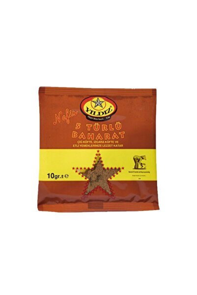 Genel Markalar Yıldız 5 Türlü Baharat (10 Gr X 10 Ad)