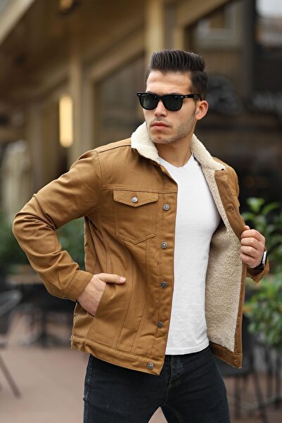 comstar Ανδρικό τζιν μπουφάν με γούνα