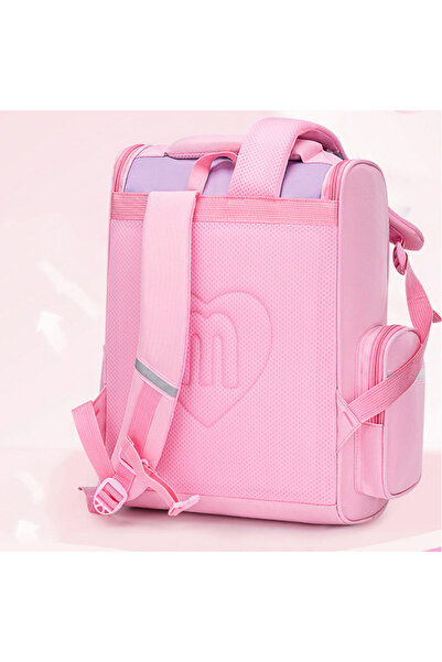 OEM Ghiozdan de scoala, Printesa, Roz