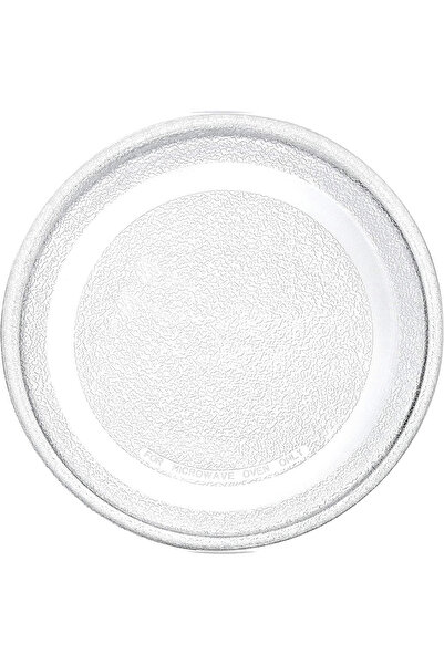 RUBIK Microwave Oven Plate Replacement Small (24.5cm / 9.64 in, Flat Bottom) Turntable Glass Tray Di