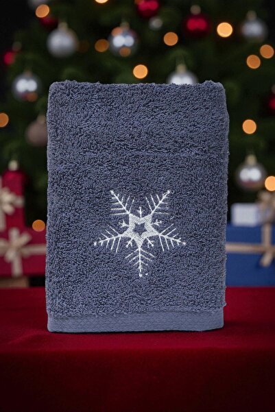 Minteks Рушник з новорічним малюнком «Сніжинка» 50x90 см