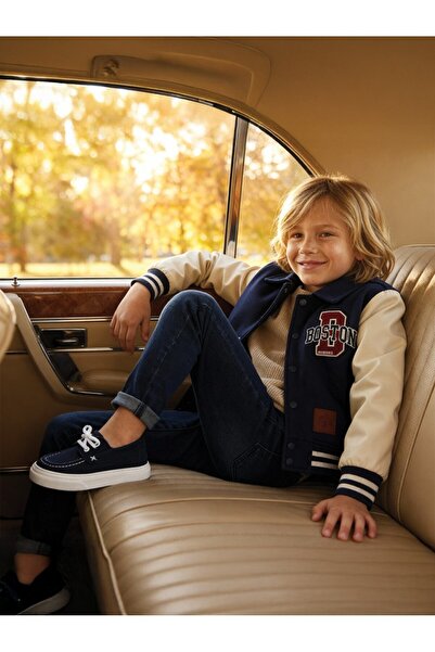 Civil Boys 1986 Σακάκι με έμβλημα δεινοσαύρων για παιδιά 6-9 ετών - Ναυτικό μ...