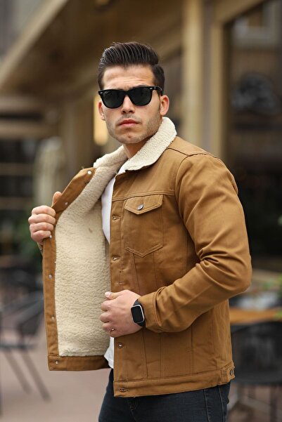 comstar Ανδρικό τζιν μπουφάν με γούνα