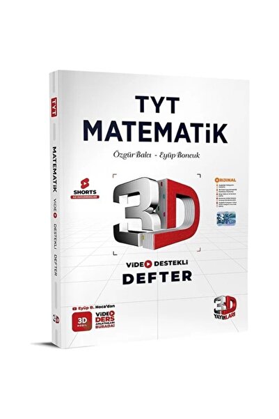 3D Yayınları Tyt Matematik Video Defter Notu