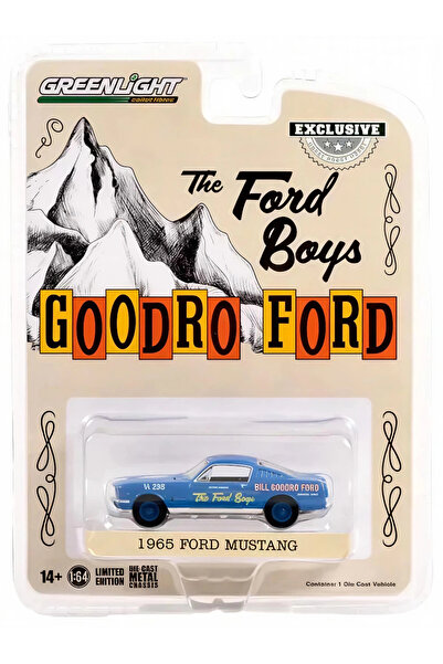 Greenlight 1:64 1965 Ford Mustang Fastback - "The Ford Boys" Bill Goodro Ford...