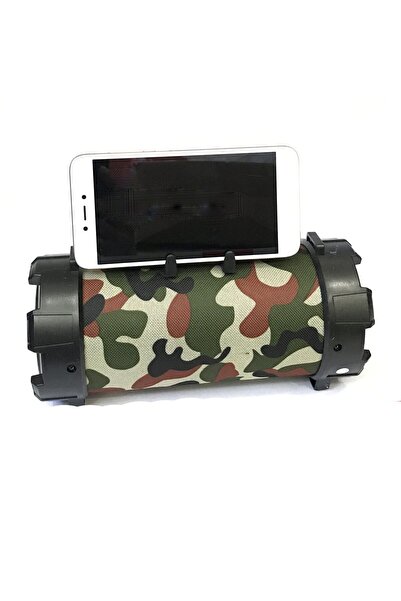 Alex PT1 Army Camouflage portable bluetooth speaker with phone holder